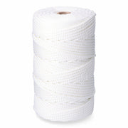 Cordon EDM 87919 Blanc Polyester 6 mm x 200 m Tressé