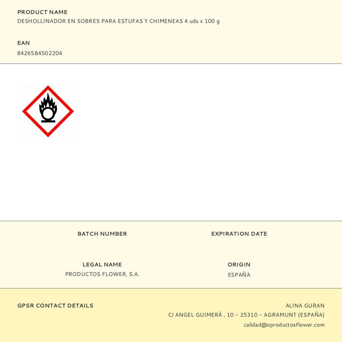 Ramoneur de cheminée Flower 4 Unités