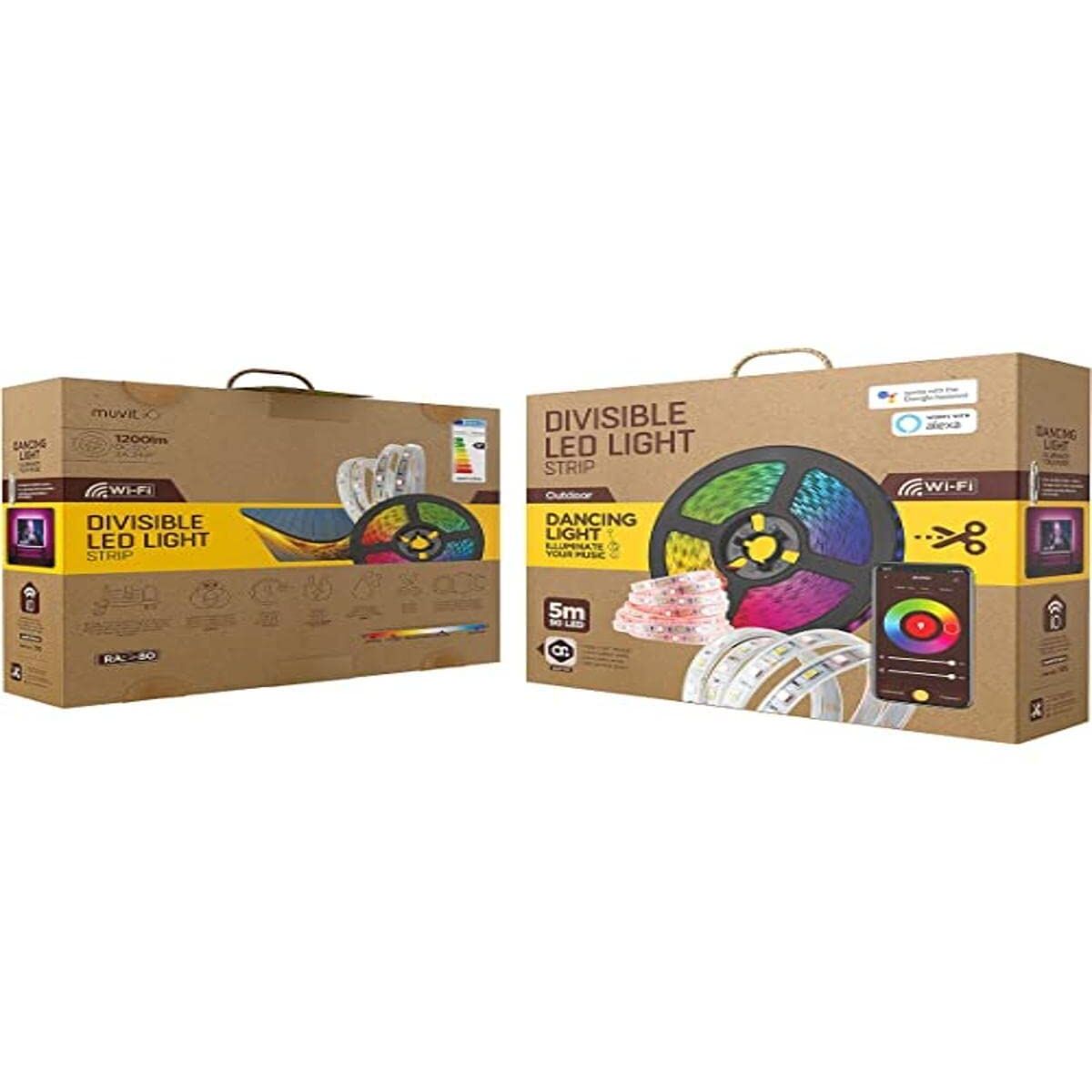 Bandes LED Muvit iO Blanc Multicouleur F 5 m