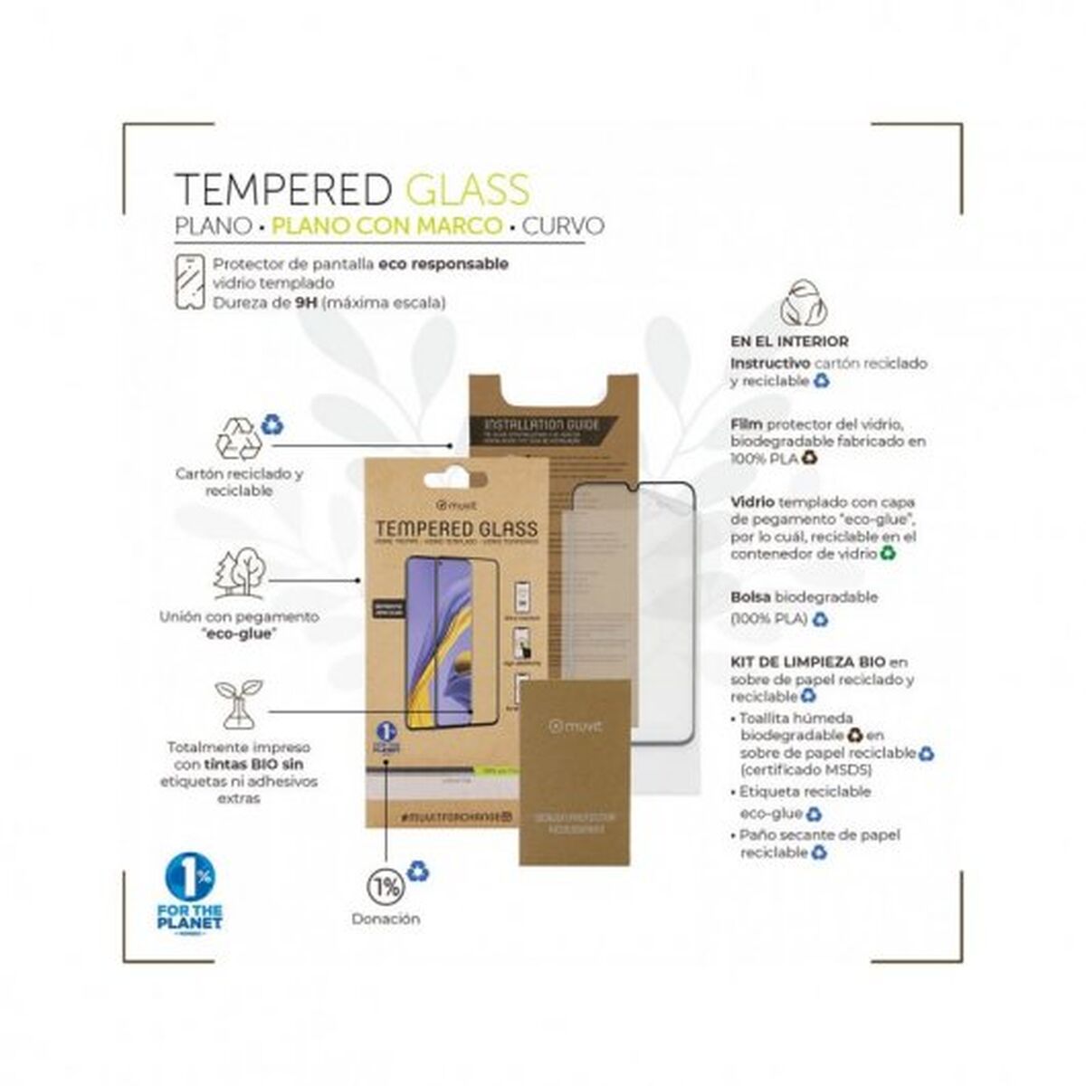 Protection pour Écran Muvit iPhone 14 Pro