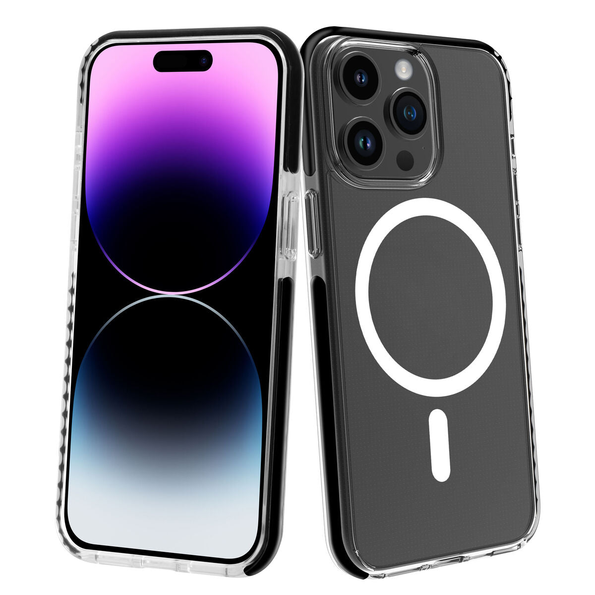 Protection pour téléphone portable Muvit for Change iPhone 15 Pro Clear Magnétique