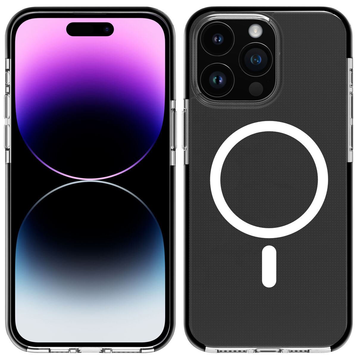 Protection pour téléphone portable Muvit for Change iPhone 15 Pro Max Clear Magnétique