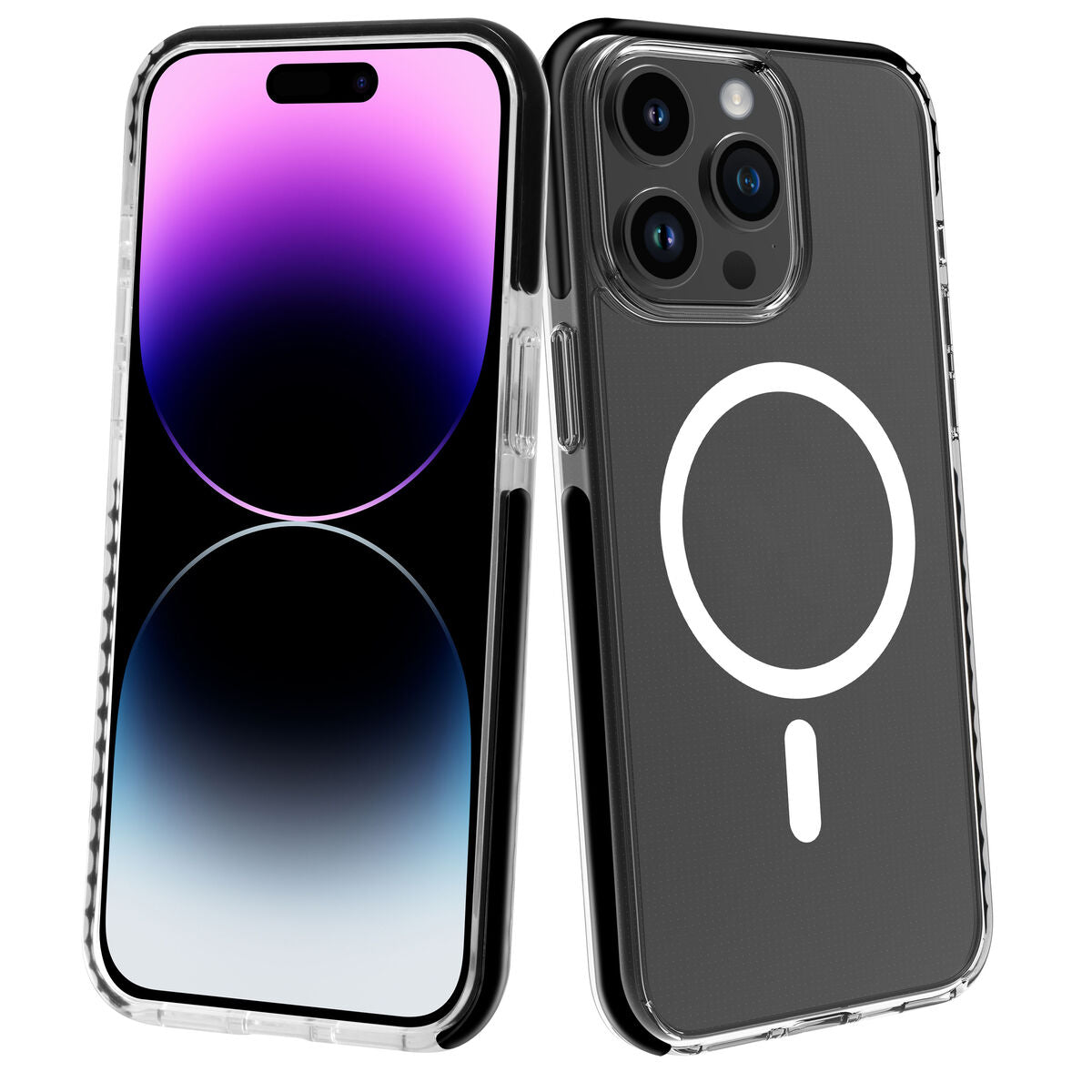 Protection pour téléphone portable Muvit for Change iPhone 15 Pro Max Clear Magnétique