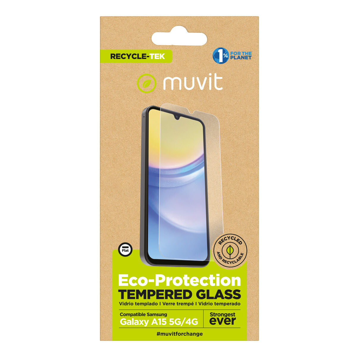 Film Protecteur pour Téléphone Portable Muvit for Change Galaxy A15 4G/5G