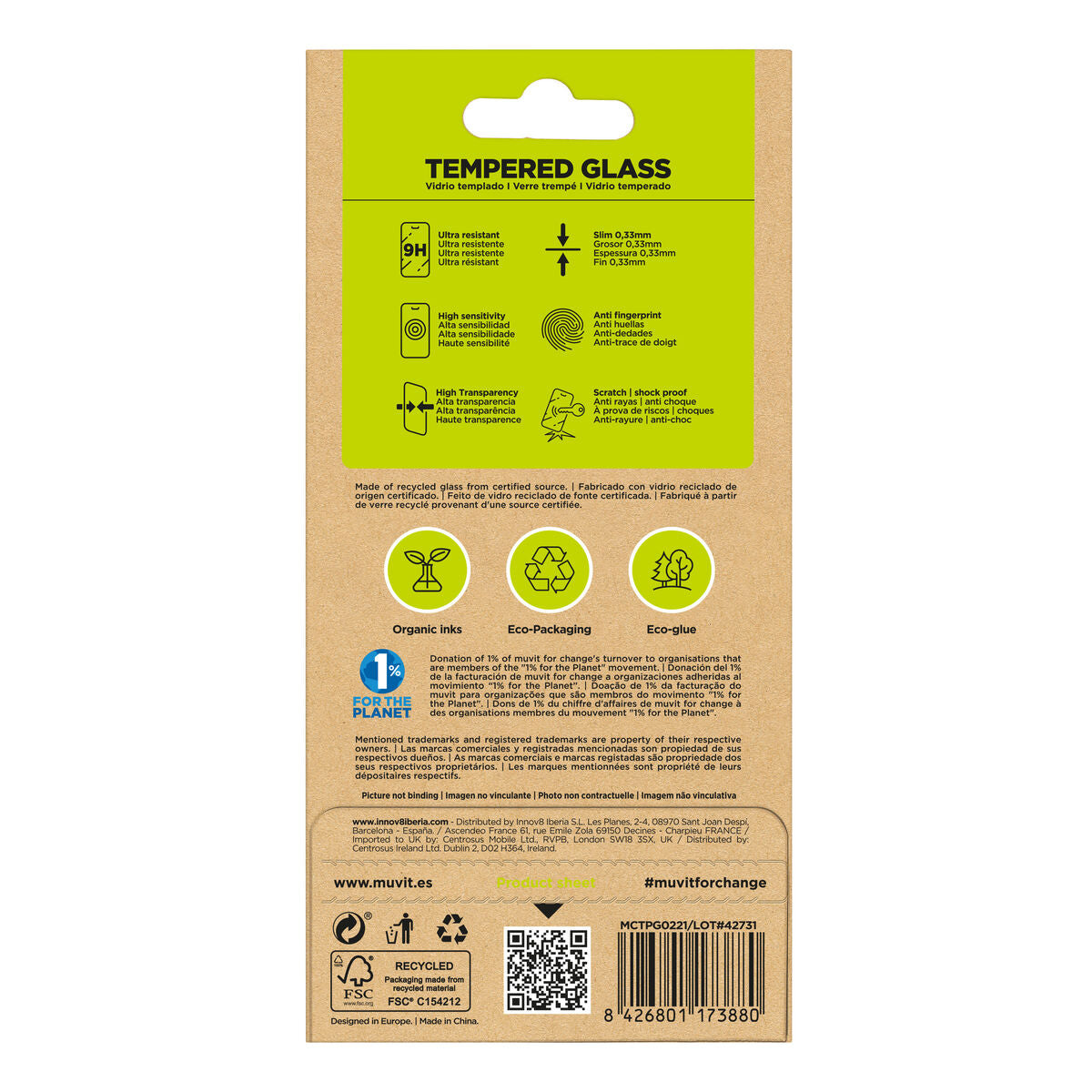 Film Protecteur pour Téléphone Portable Muvit for Change Galaxy A05S