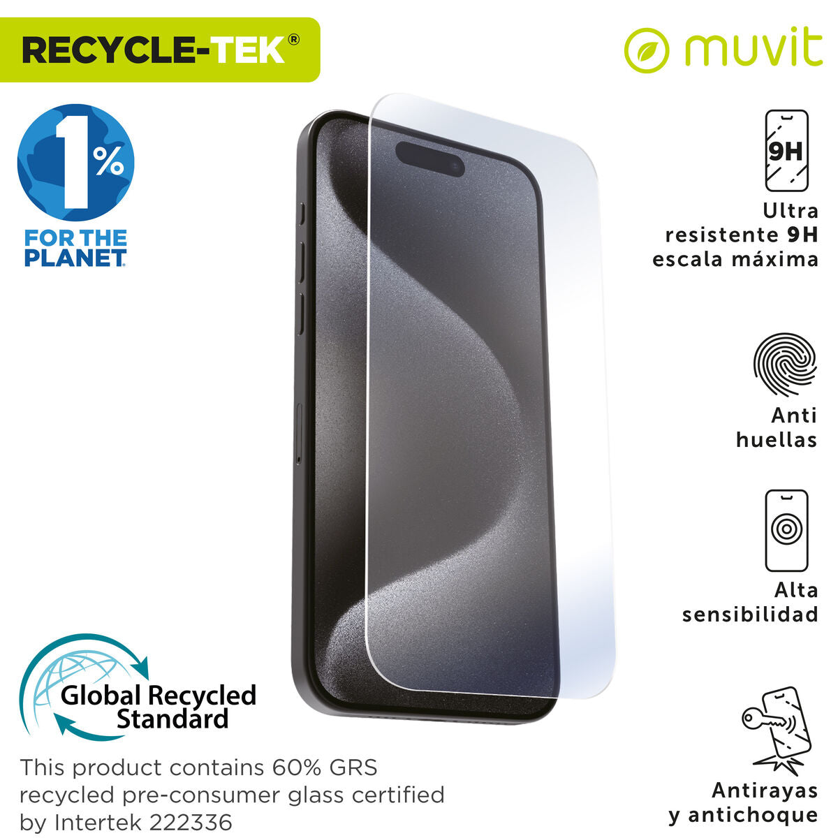 Film Protecteur pour Téléphone Portable Muvit for Change