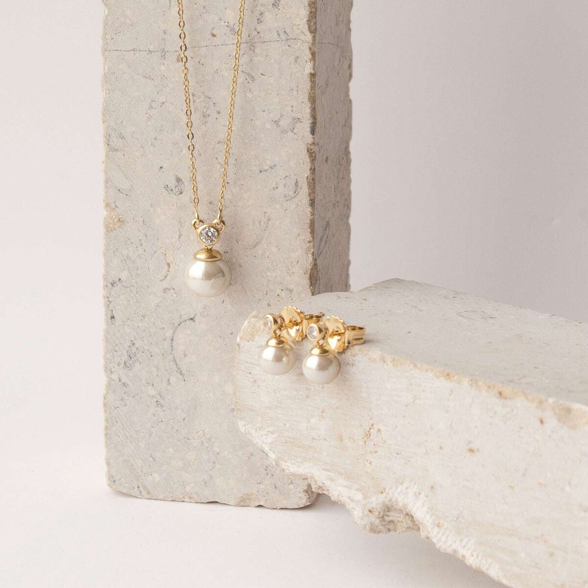 Boucles d´oreilles Femme Majorica 15305.01.1.E00.000.1 Blanc Doré