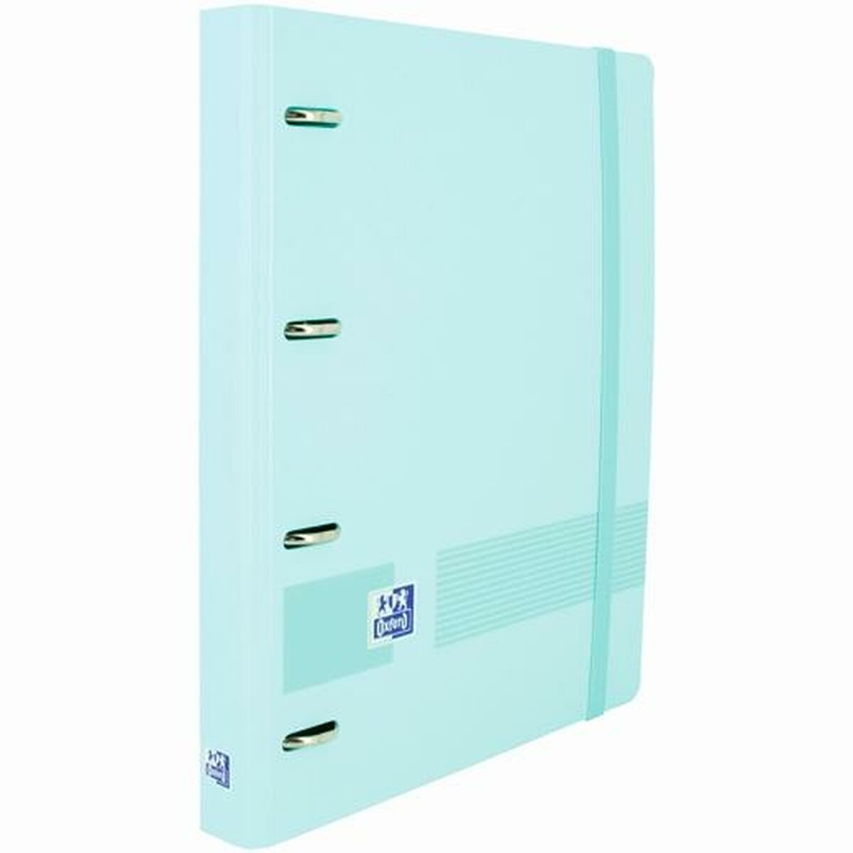 Reliure à anneaux Oxford EuropeanBinder Bleu pastel A4+ (4 Unités)