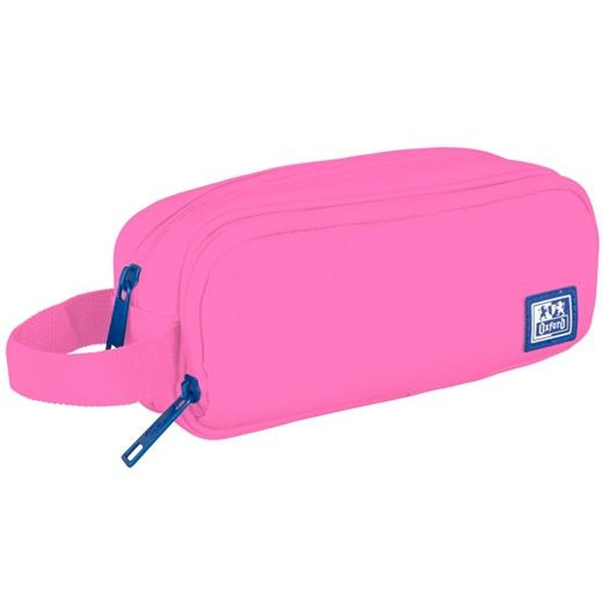 Trousse d'écolier Oxford KANGOO YOUNG PROOF B-SMART Rose 22,5 x 9,5 x 7 cm (5 Unités)