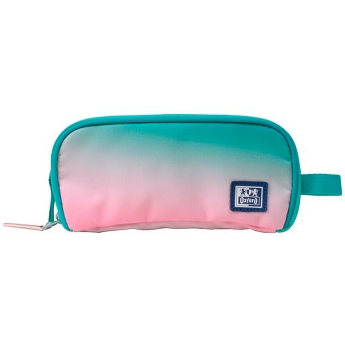 Trousse Fourre-Tout Triple Oxford Gradient Ocean Multicouleur 23 x 8,5 x 10 cm
