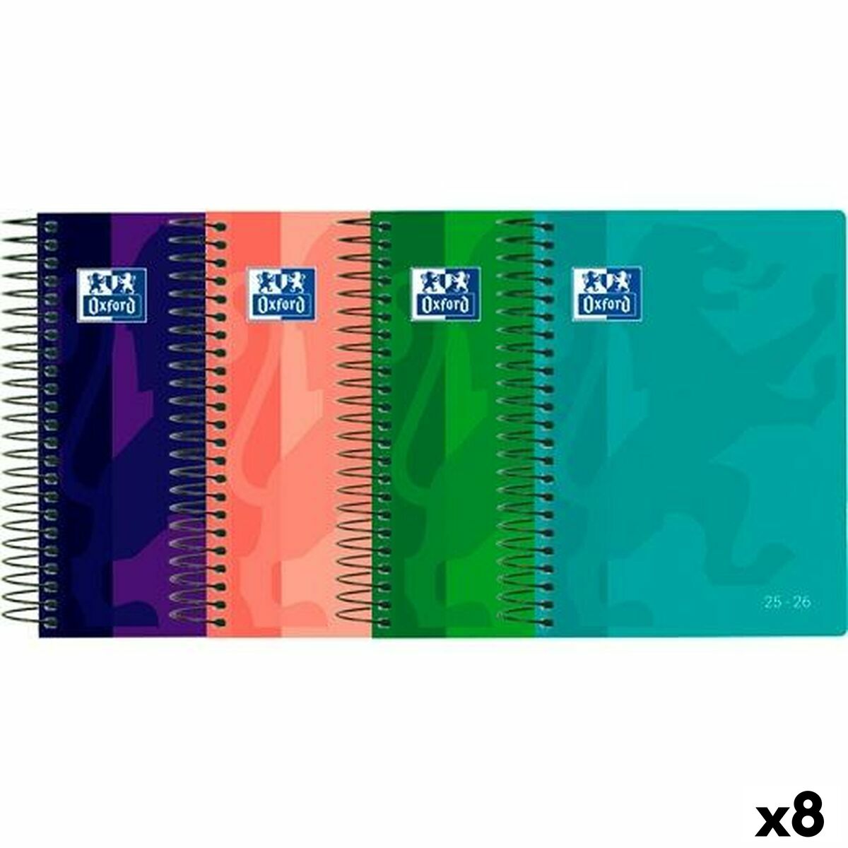 Agenda Oxford SCHOOL 1/8 12 x 18 cm 2025-2026 (8 Unités)