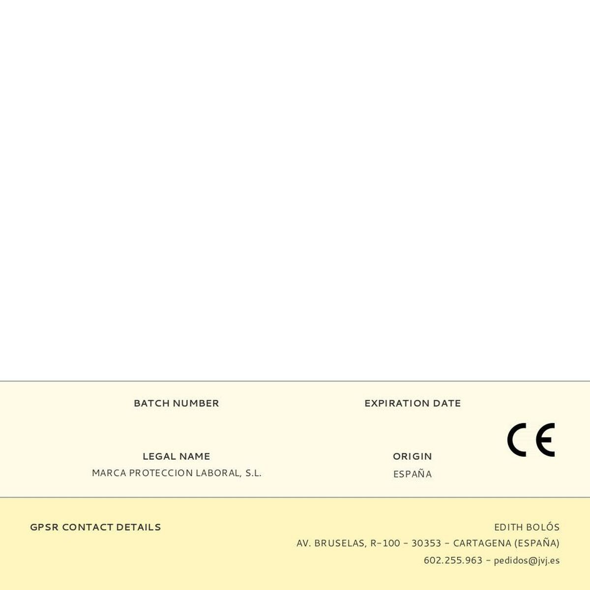 Polo à manches courtes Jaune Blue marine Grande visibilité