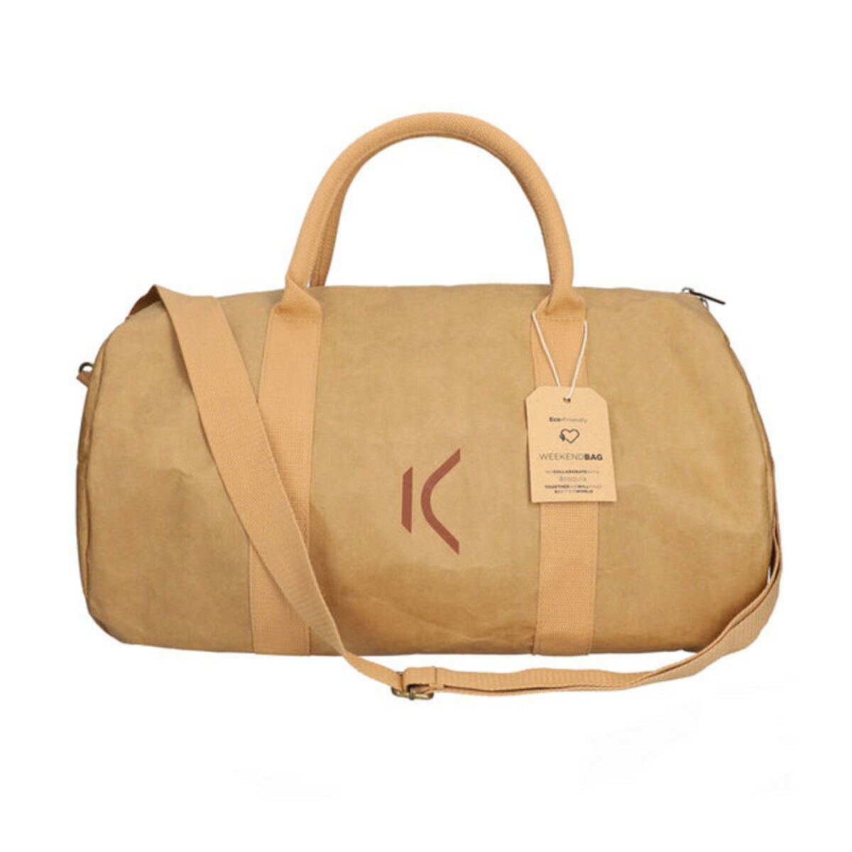 Sac de Voyage KSIX WeekendBag Marron papier kraft Eco-friendly
