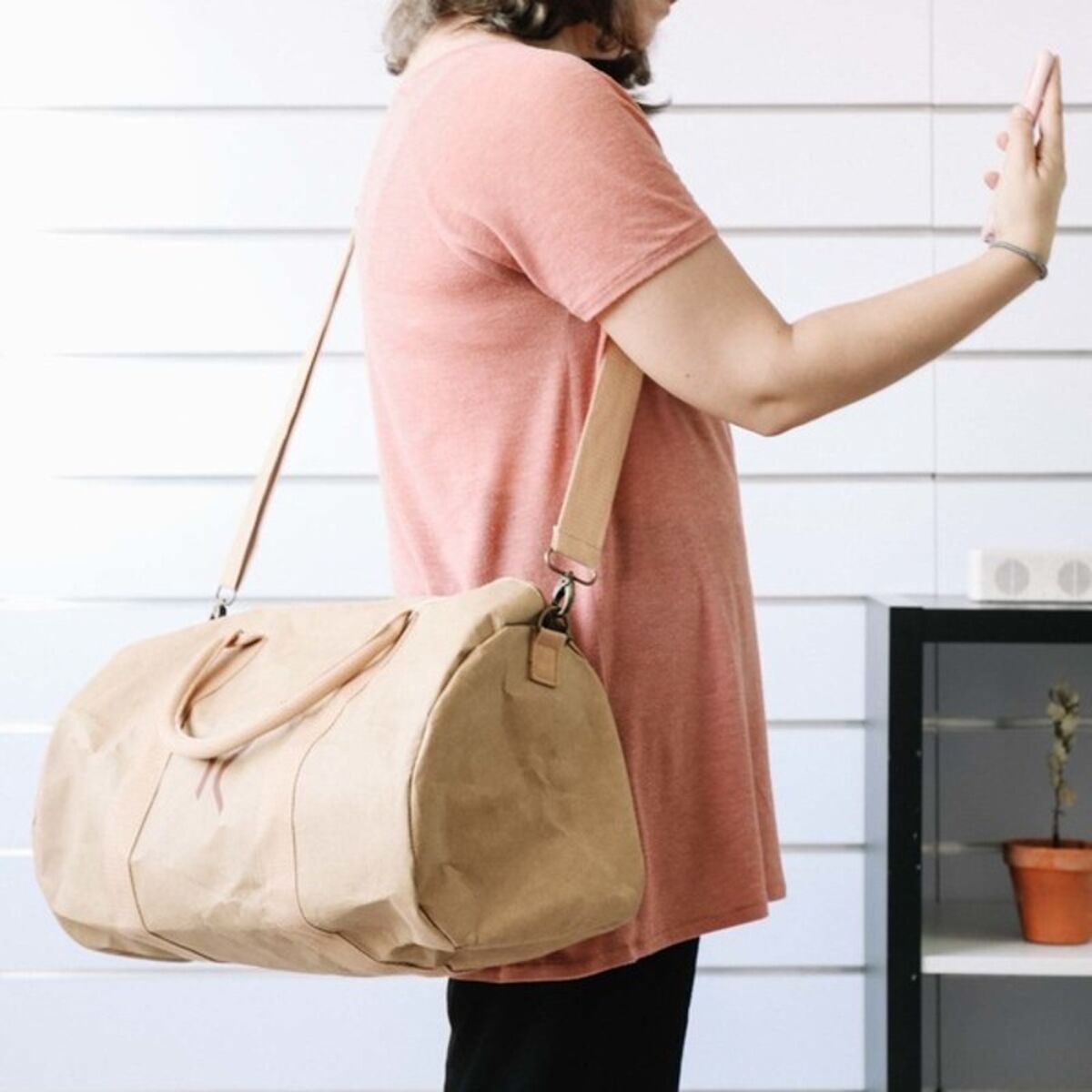 Sac de Voyage KSIX WeekendBag Marron papier kraft Eco-friendly