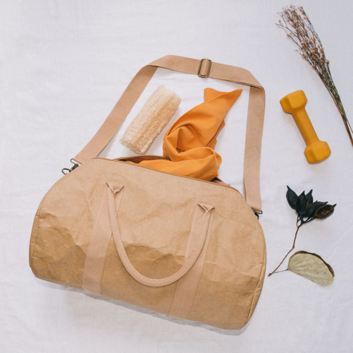 Sac de Voyage KSIX WeekendBag Marron papier kraft Eco-friendly