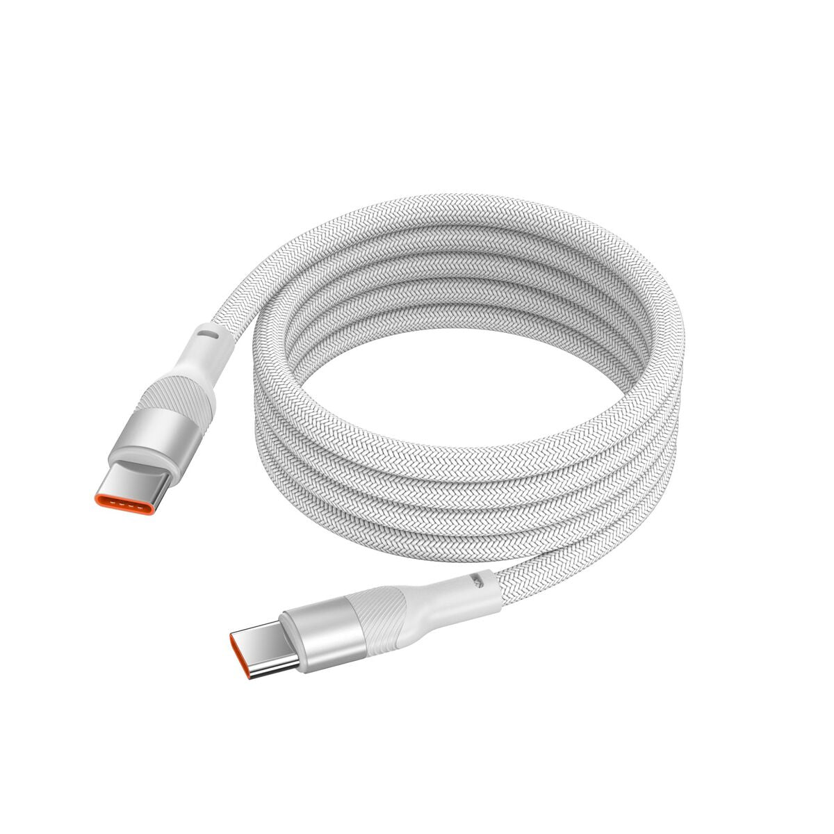 Câble USB KSIX Blanc 1 m