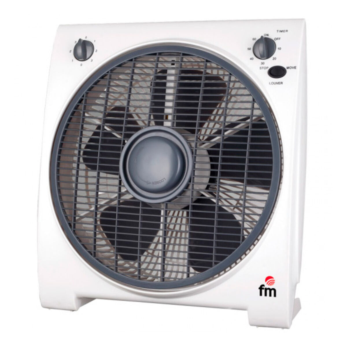 Ventilateur de Sol Grupo FM BF4 8600046608 Blanc 45 W