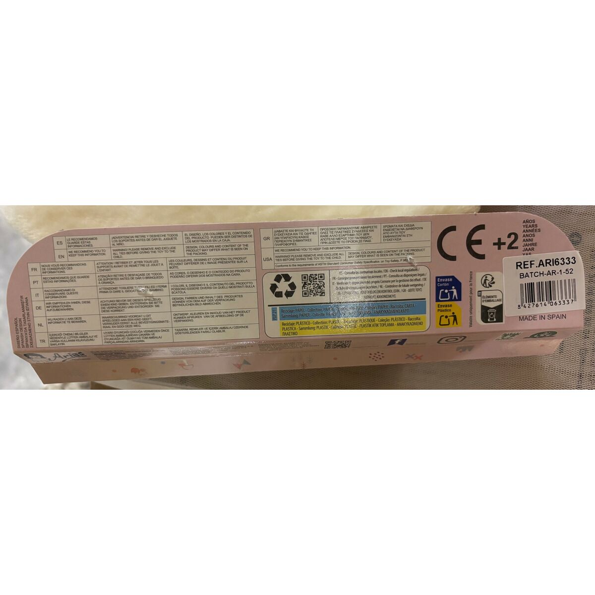 Porte-bébé Arias 40-45 cm Beige