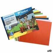 Papiers carton Sadipal Multicouleur 32 x 24 cm (10 Unités)