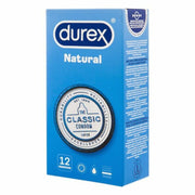 Préservatifs Durex Natural Ø 5,6 cm (12 uds)