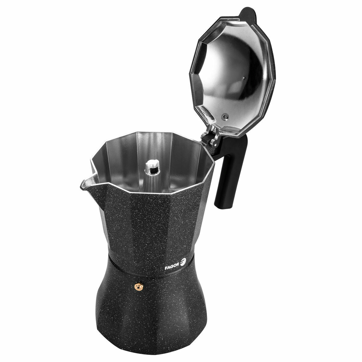 Cafetière Italienne Fagor TIRAMISU 6 Noir Aluminium