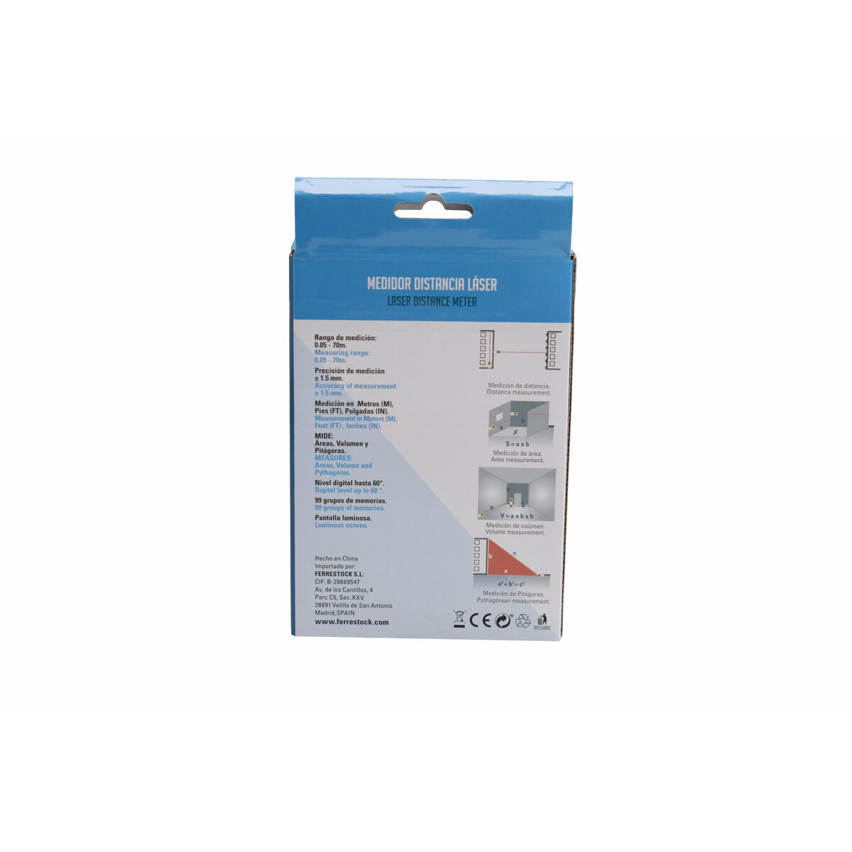 Compteur Ferrestock Laser 70 m