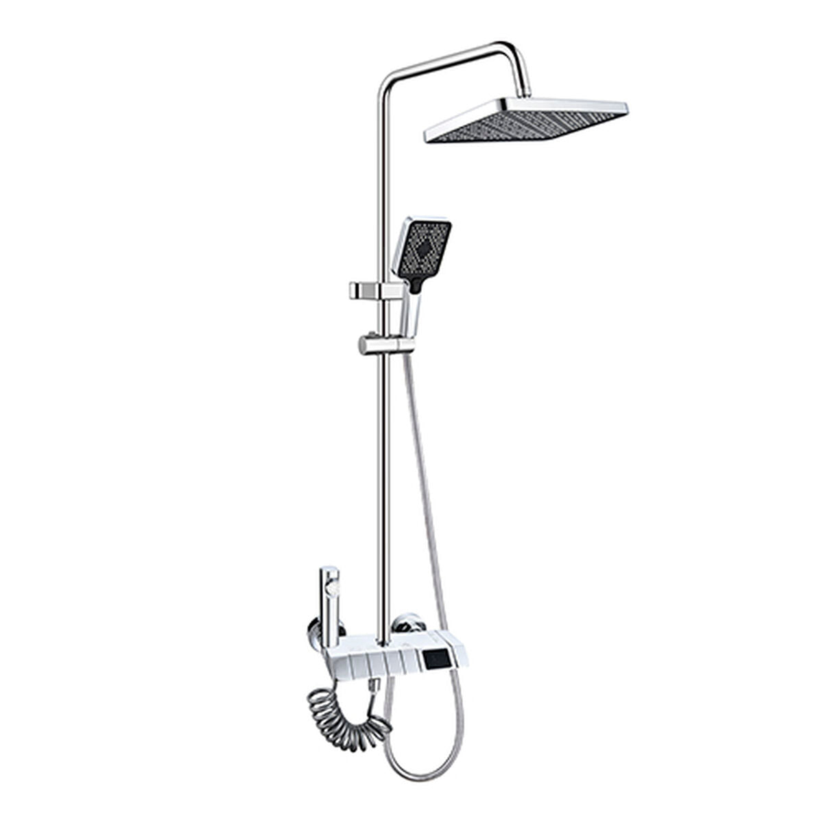 Colonne de douche Fontastock Argenté Acier inoxydable ABS Plastique Chrome