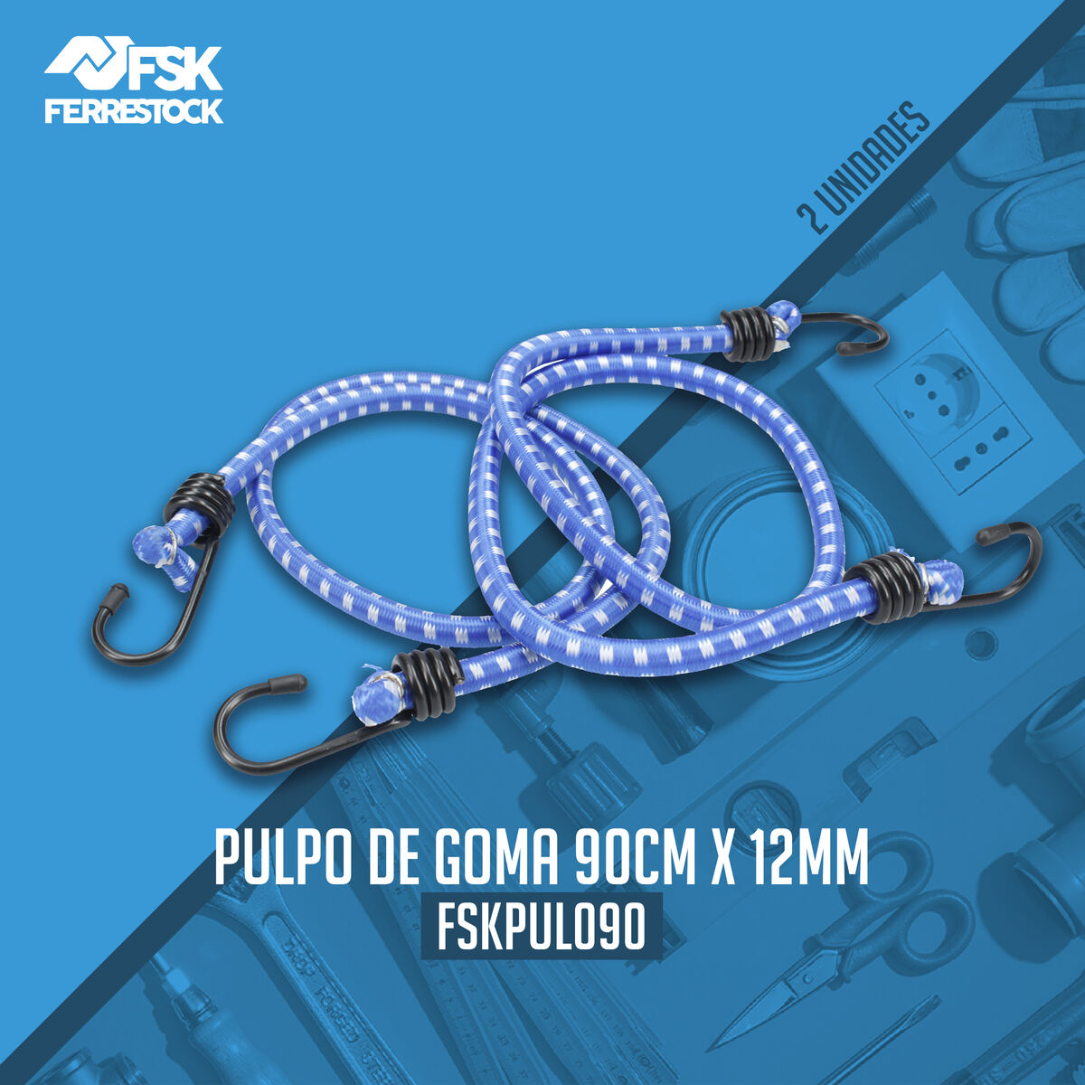 sandow Ferrestock 90 cm x 12 mm (2 Unités)