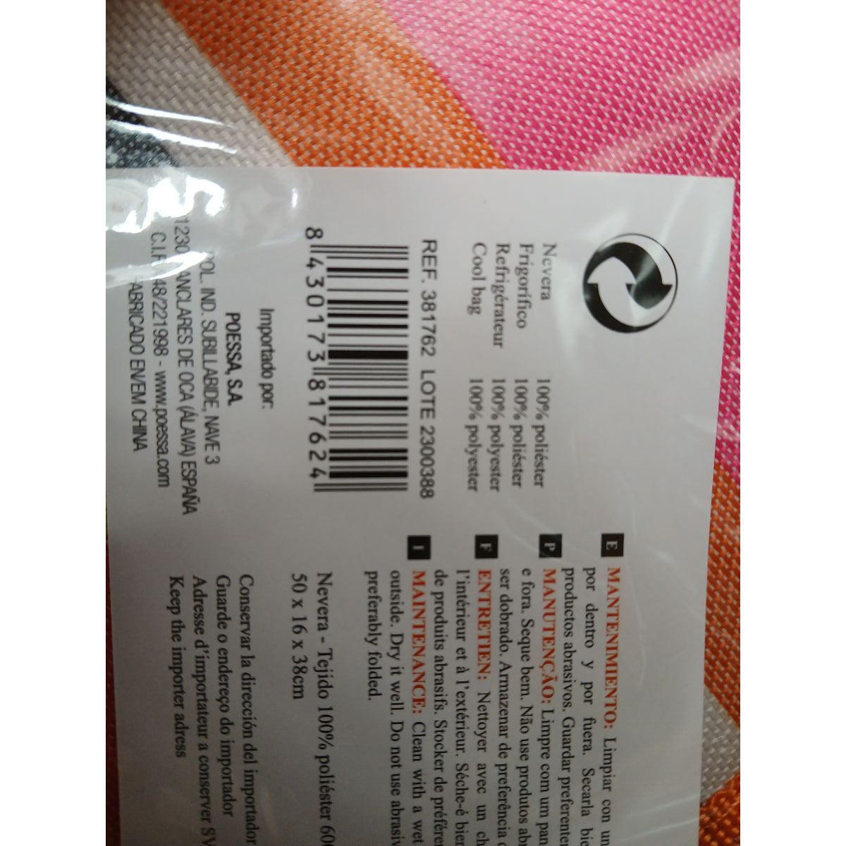 Glacière 30,5 L 50 x 16 x 38 cm