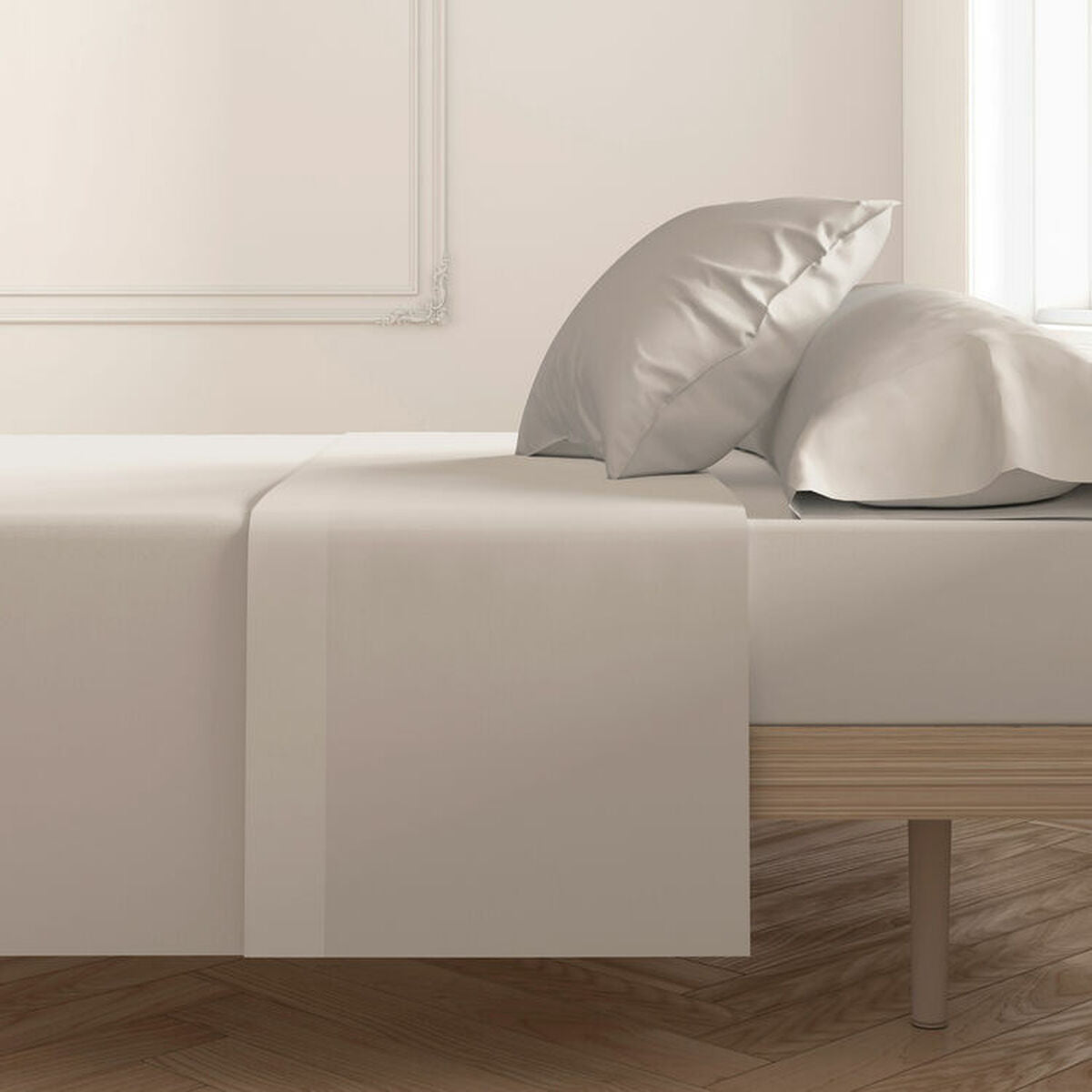 Drap Happy Home Lin Gran lit 2 persones