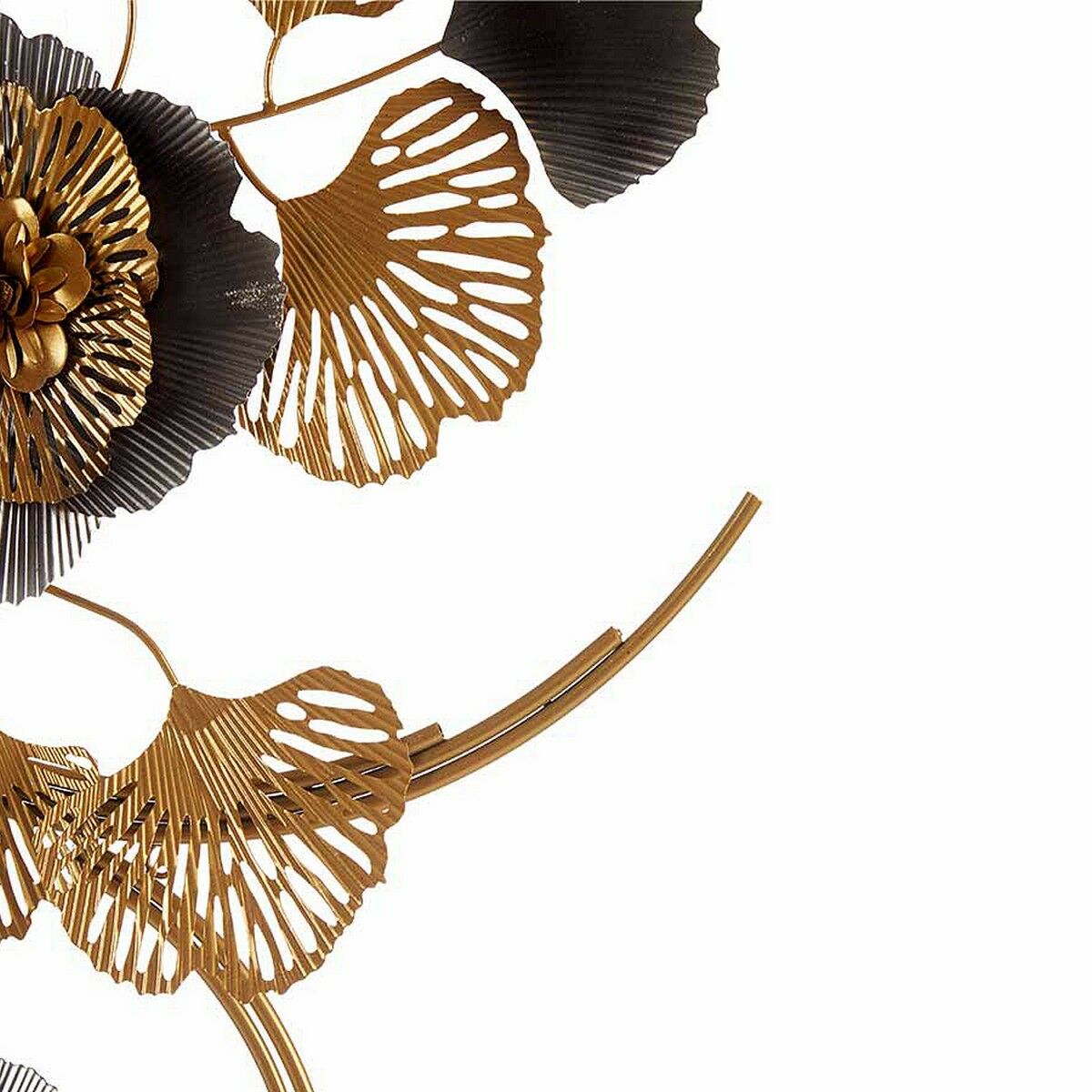 Décoration Suspendue Gift Decor Cuivre Doré Métal Fleurs 60 x 150 x 7,5 cm Murale