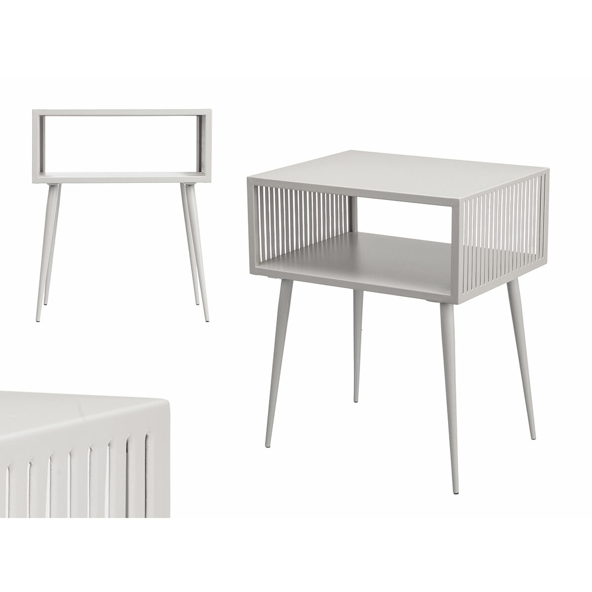 Table d'appoint Gift Decor Gris 46,5 x 36,2 x 55,5 cm