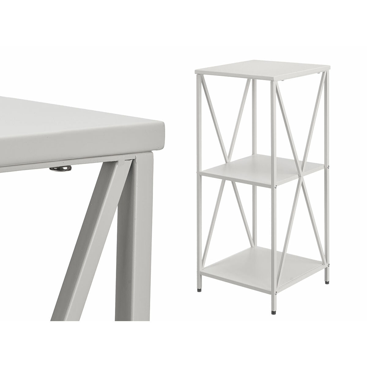 Étagère Gift Decor Gris Métal 33 x 33 x 75 cm