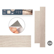 Autocollants Gift Decor Parquet Gris 24 Unités