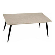 Table Basse Gift Decor Blanc Noir 60 x 110 x 45 cm Pierre