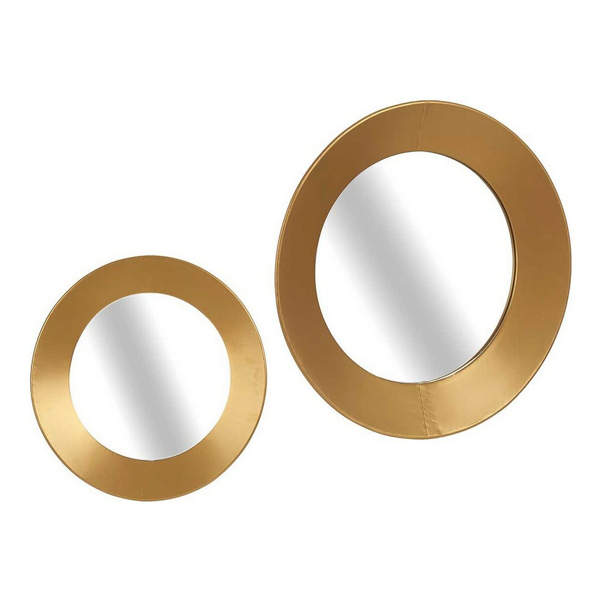 Miroir mural Gift Decor Doré 7,5 x 60 x 60 cm Vintage Cercle (60 Pièces)