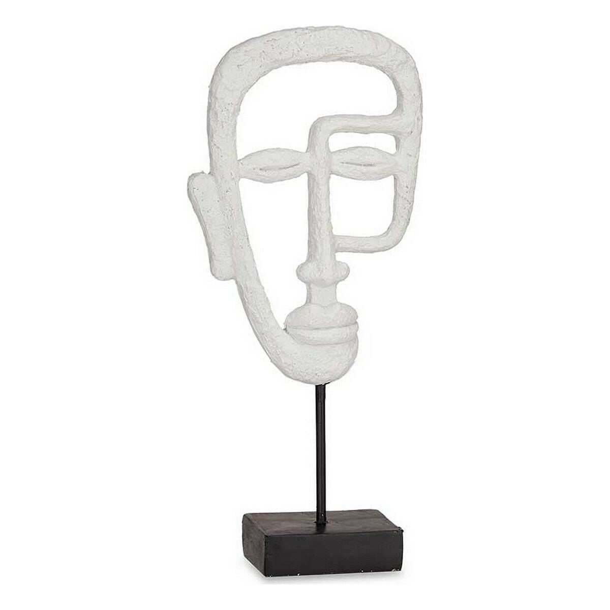 Figurine Décorative Gift Decor Blanc Visage 19,5 x 38 x 10,5 cm