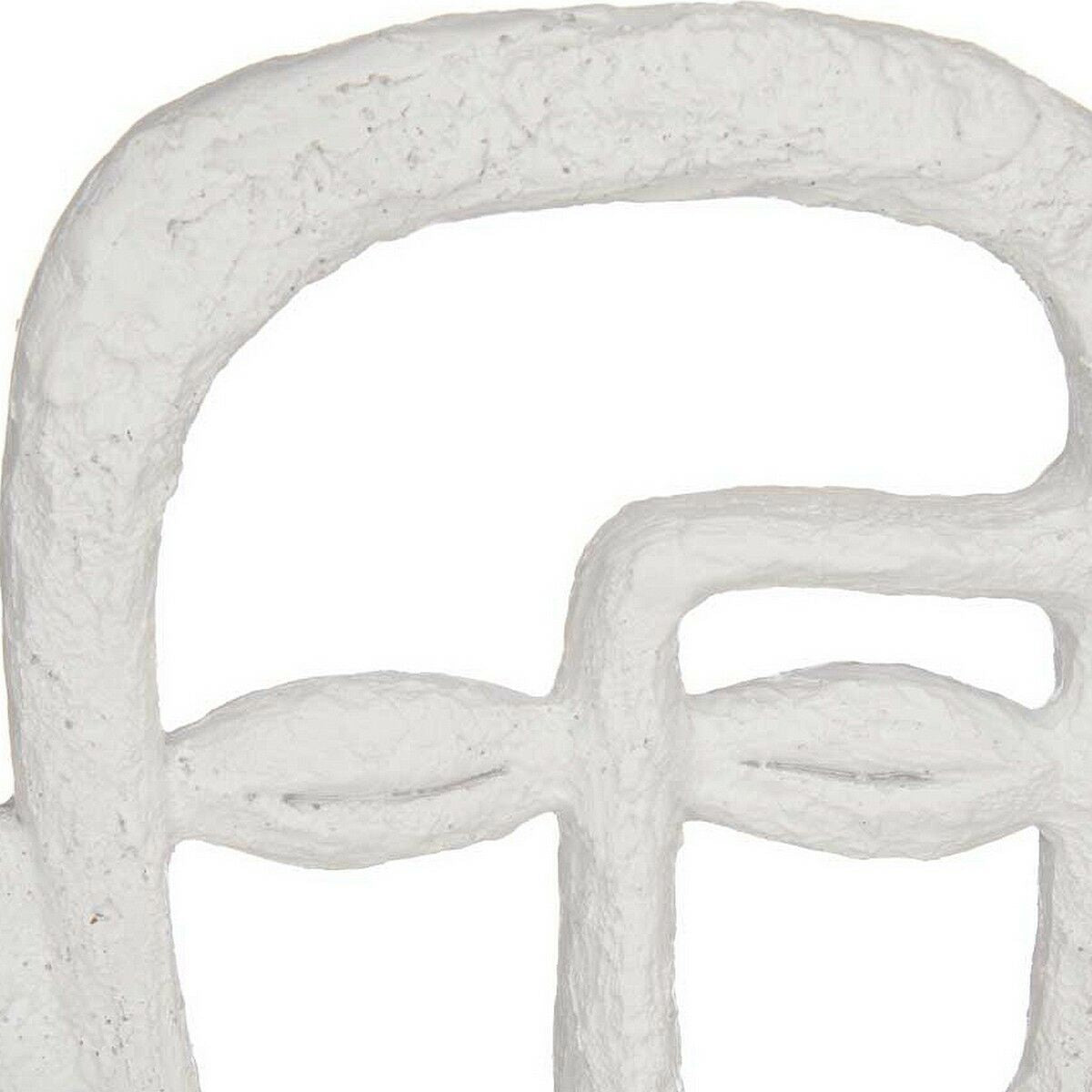 Figurine Décorative Gift Decor Blanc Visage 19,5 x 38 x 10,5 cm