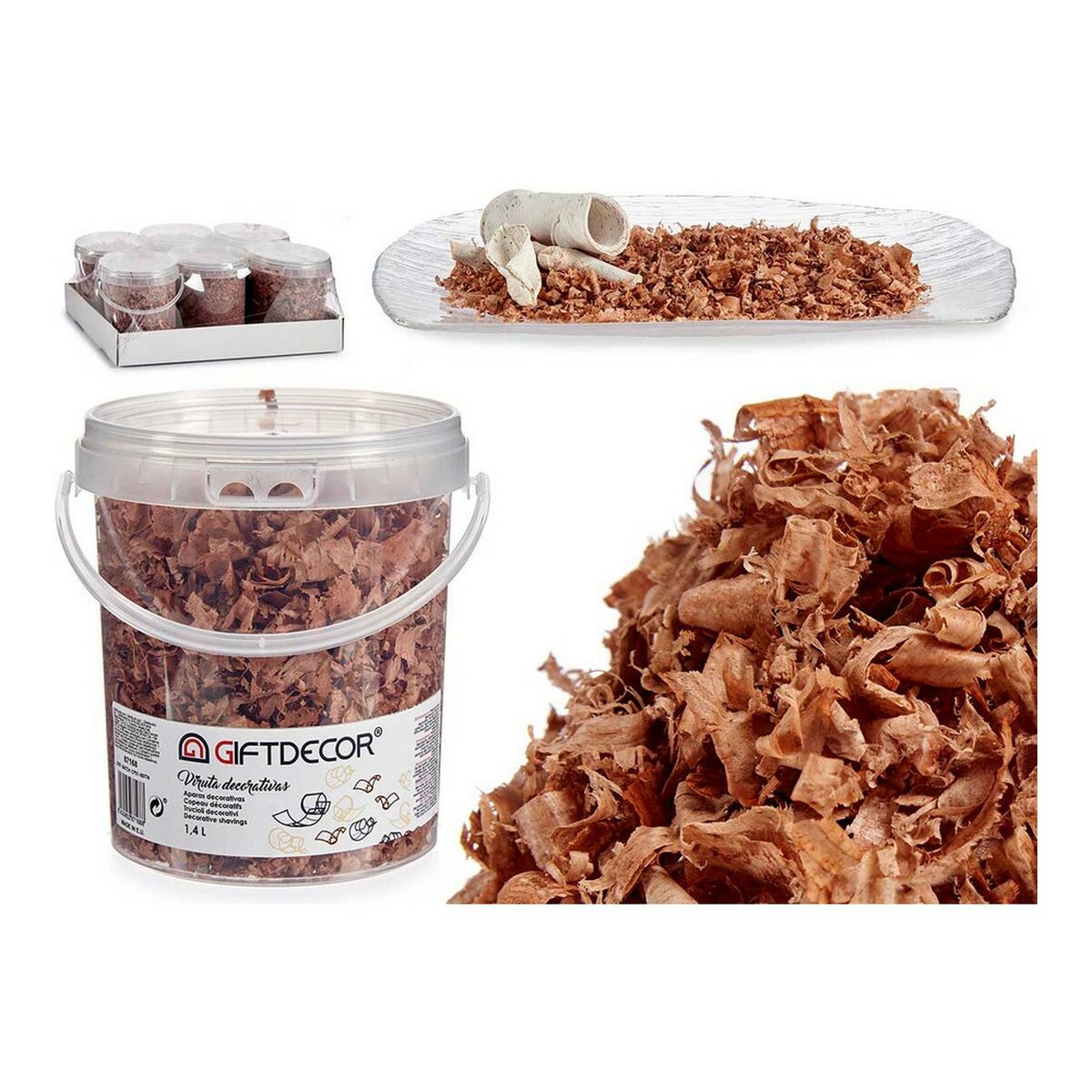 Copeaux décoratifs Gift Decor 13 x 14 x 14 cm