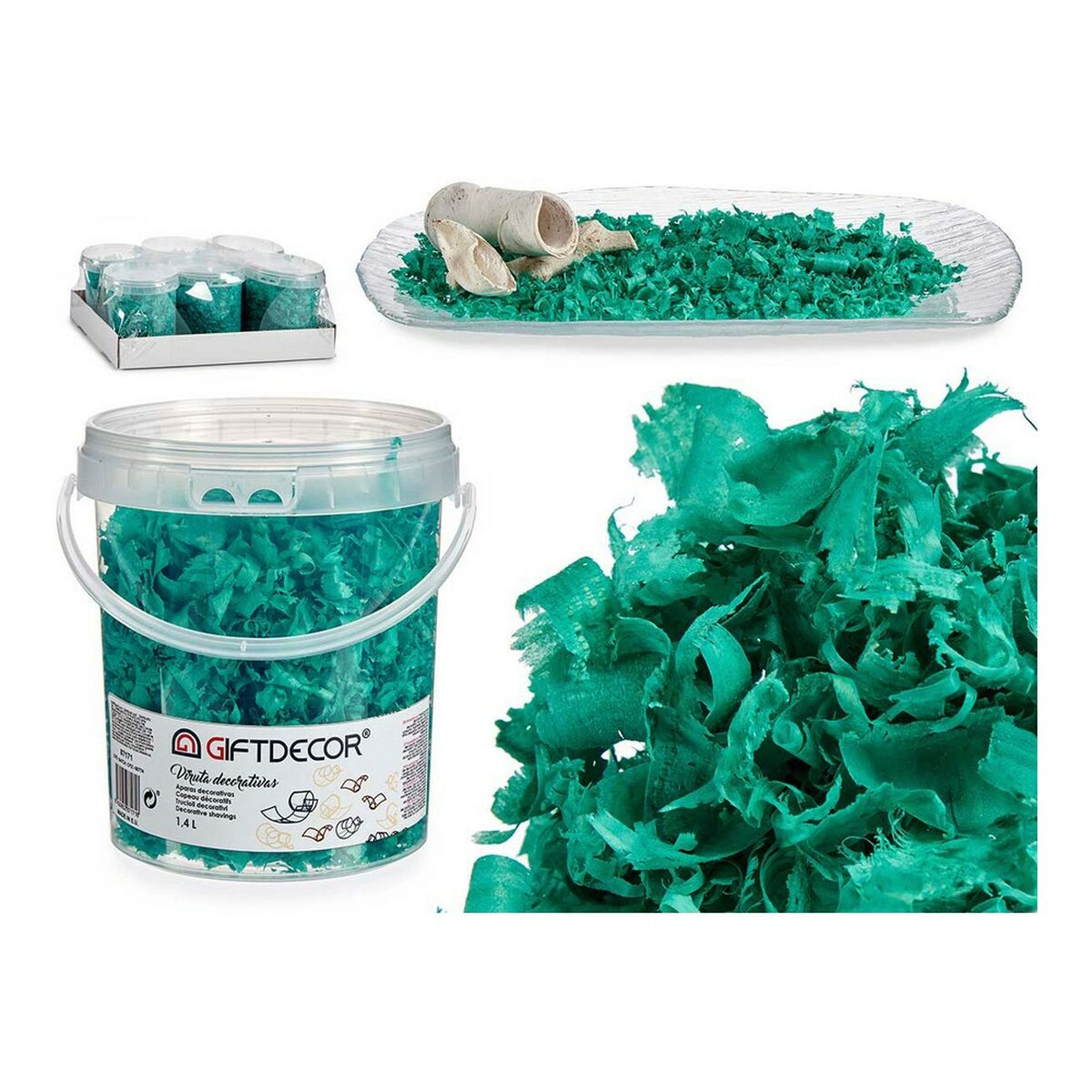 Copeaux décoratifs Gift Decor 13 x 14 x 14 cm