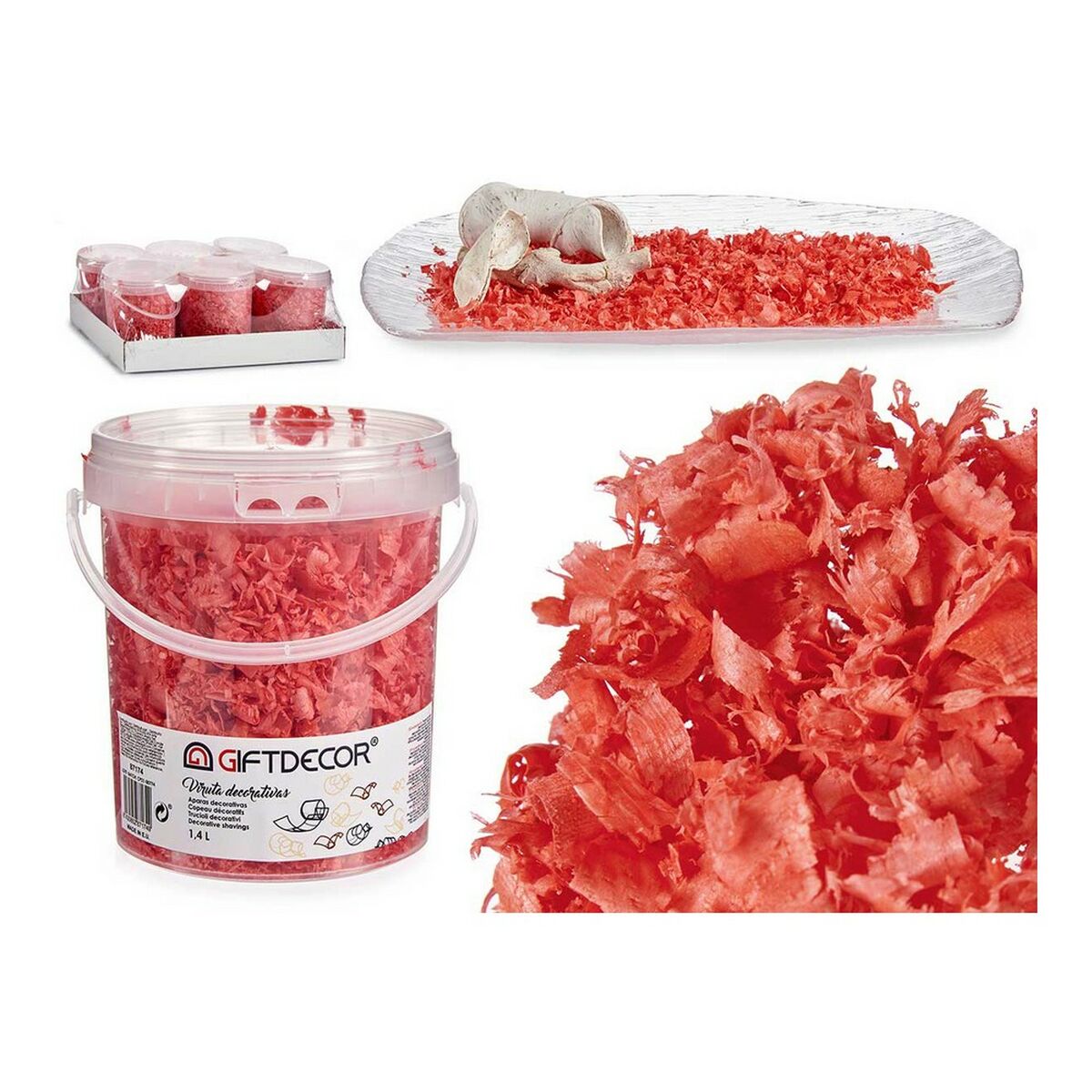 Copeaux décoratifs Gift Decor 13 x 14 x 14 cm