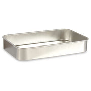 Plat à gratin Kinvara Argenté Argent Aluminium 23,5 x 6 x 36 cm 36 x 6 x 23,5 cm