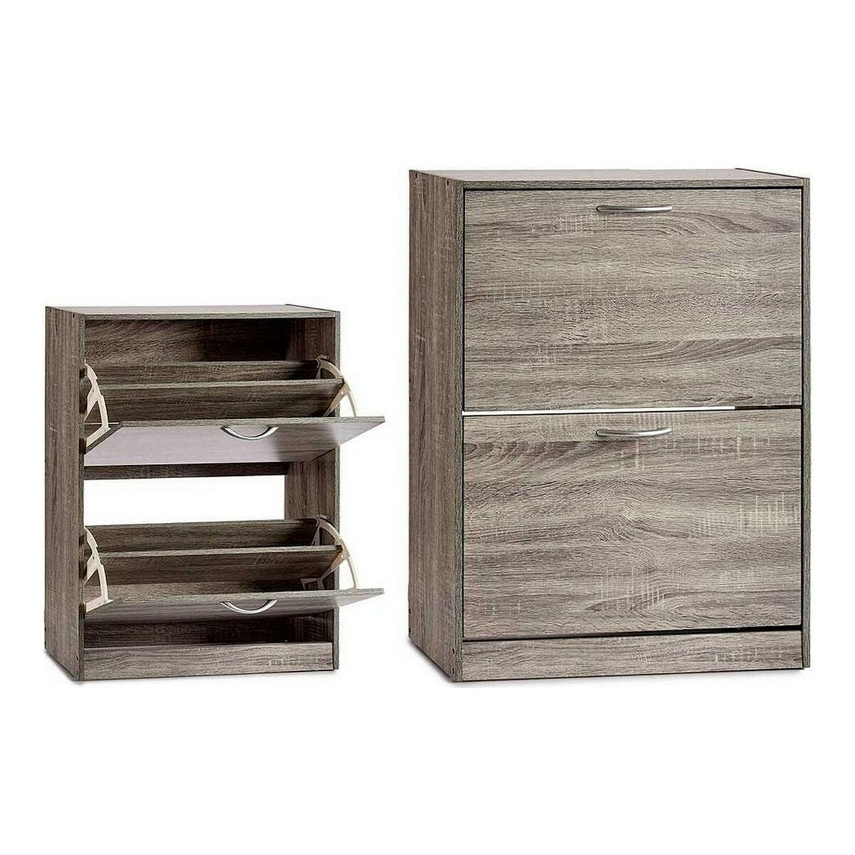 Range-chaussures Gift Decor Gris Contre-plaqué 24 x 80 x 60 cm 60 x 80 x 24 cm