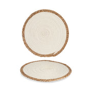 Dessous de plat Gift Decor Blanc Naturel 35 x 1 x 35 cm
