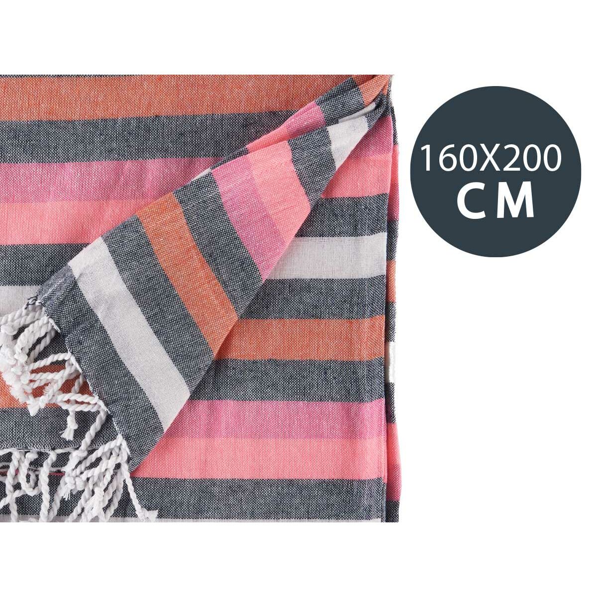 Foulard multi-usages Gift Decor Rose 40 x 9 x 8 cm Rayures