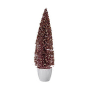 Sapin de Noël Krist+ Rose Doré Plastique 10 x 38 x 10 cm