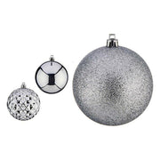 Boules de Noël Krist+ Argenté PVC Ø 8 cm 3 Unités