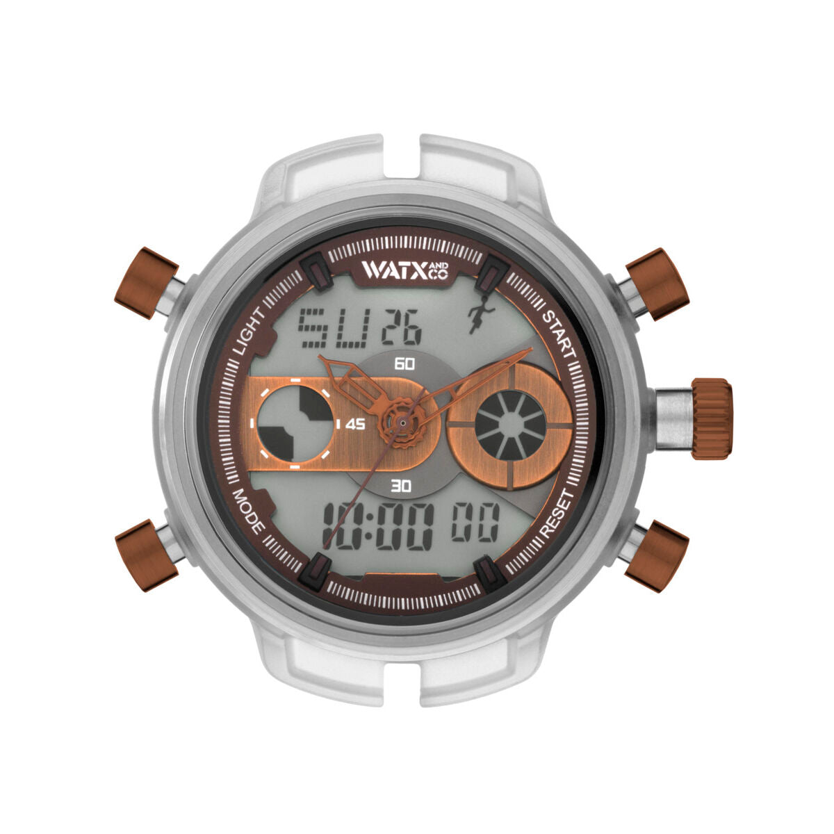 Montre Unisexe Watx & Colors RWA2720 Marron (Ø 49 mm)