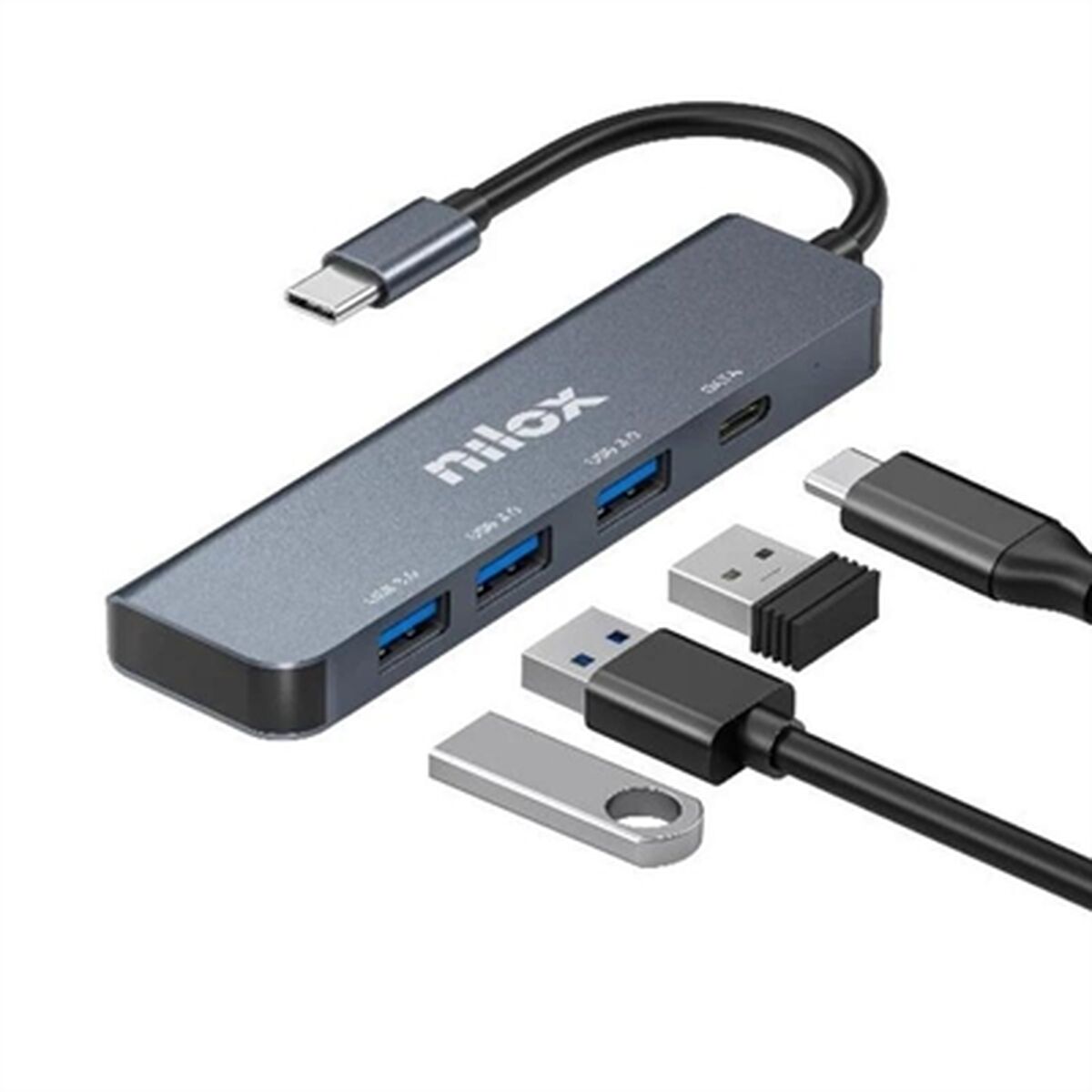 Câble USB Nilox NXHUBUSBC04