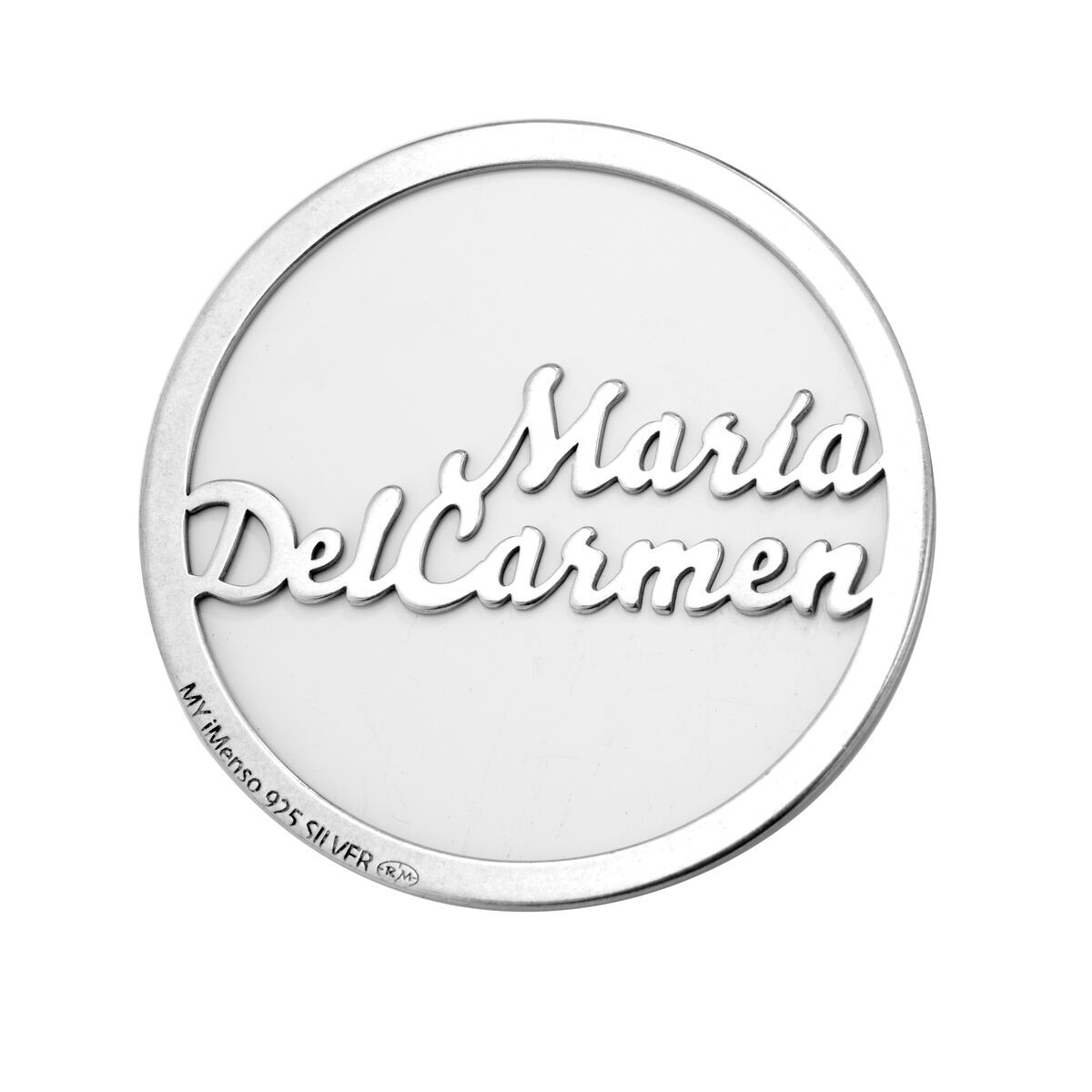 Perle de verre My Imenso M-DELCARMEN Argent
